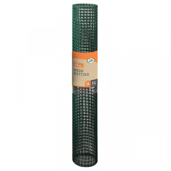 General Purpose Garden Mesh - Green 20mm Mesh 0.5 x 5m