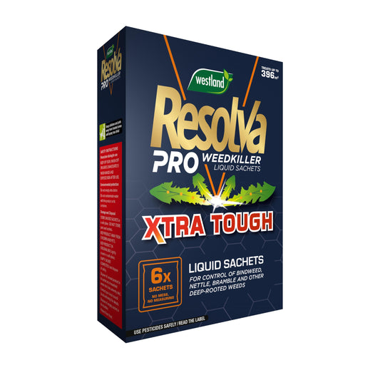 Resolva Pro Weedkiller Xtra Tough Liquid 6 x 100ml Sachets UK Only