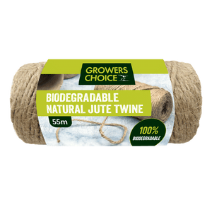 Biodegradable Brown Jute Twine (55m/spool)