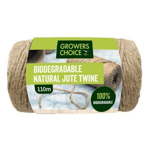 Biodegradable Brown Jute Twine (110m/spool)