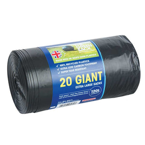 Plain Top 20 120l Giant Ex Large Sacks