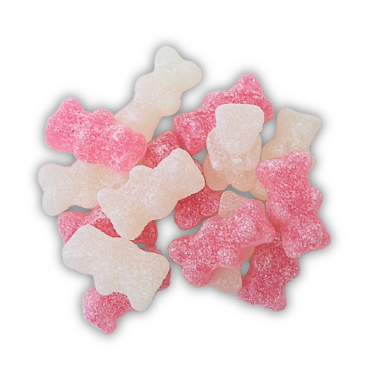 Candycrave Vegan Sugared Pink & White Bears