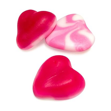 Vidal Red & White Twist Hearts