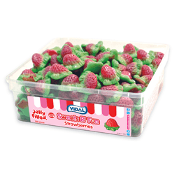 Vidal Jelly Filled Strawberries